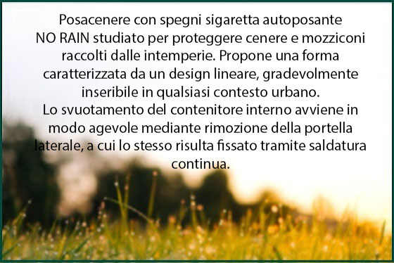 posacenere cilindro